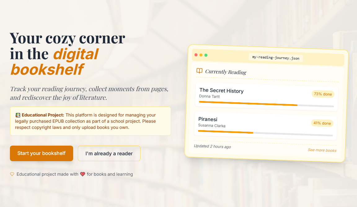 BiblioPod Project Screenshot